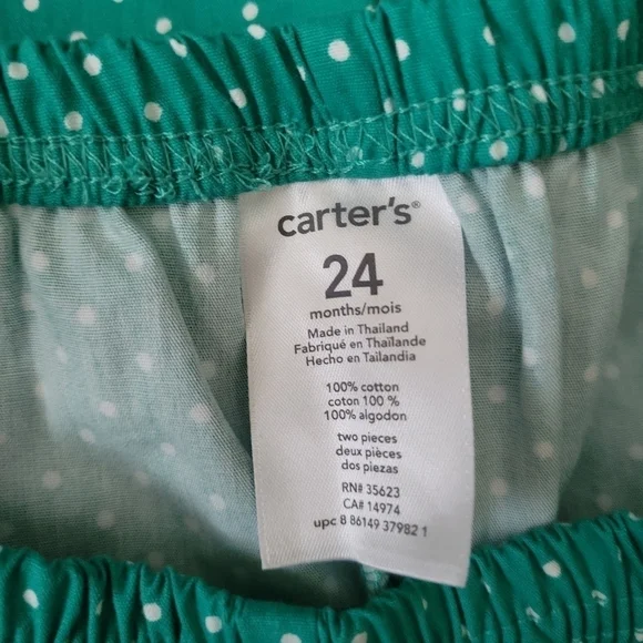 Carter's Mommy Makes Me Smile Pants Long Sleeve Set 24M NWT - Picture 7 of 8